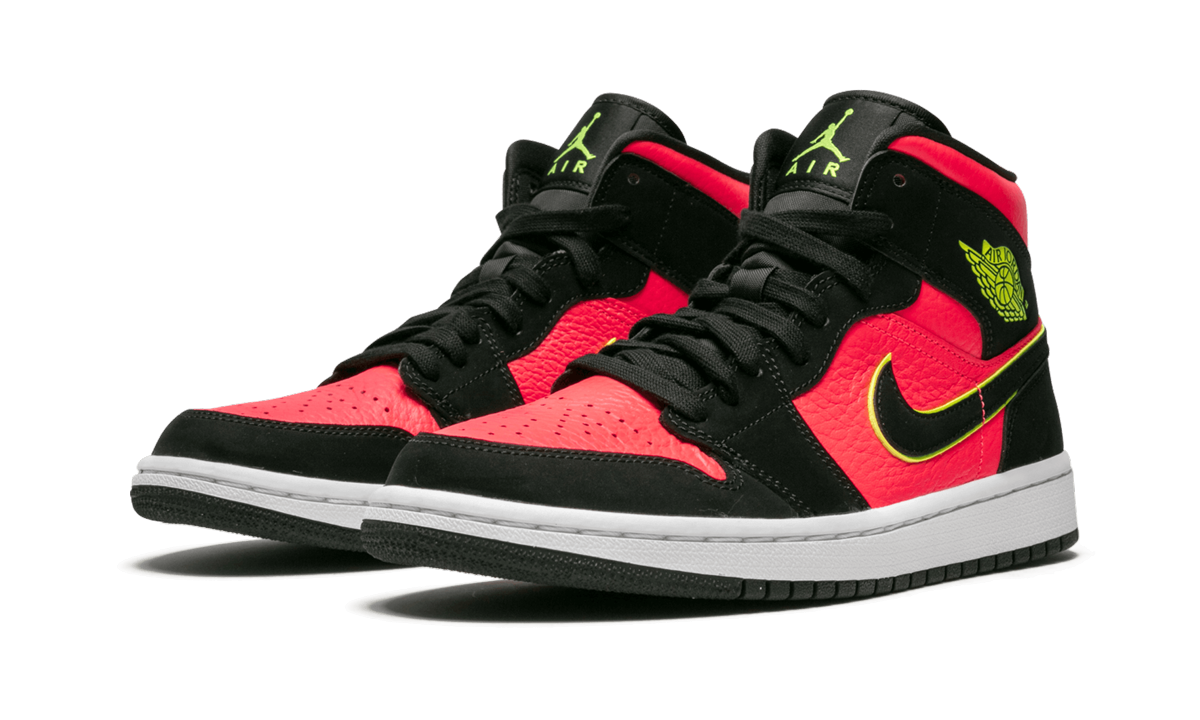 AIR JORDAN 1 MID WMNS "Hot Punch / Volt"