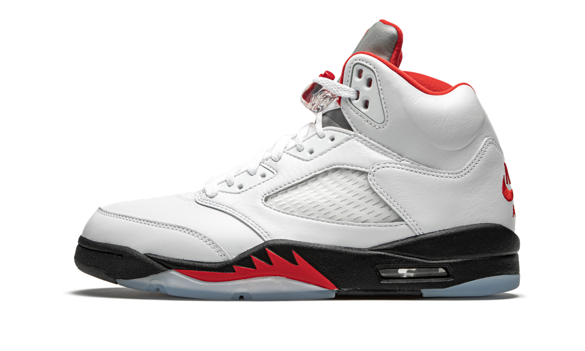 Air Jordan 5 Retro "Fire Red Silver Tongue 2020"