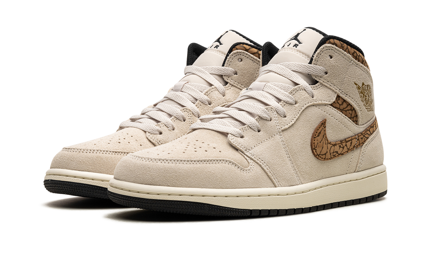 Air Jordan 1 Mid "Brown Elephant"