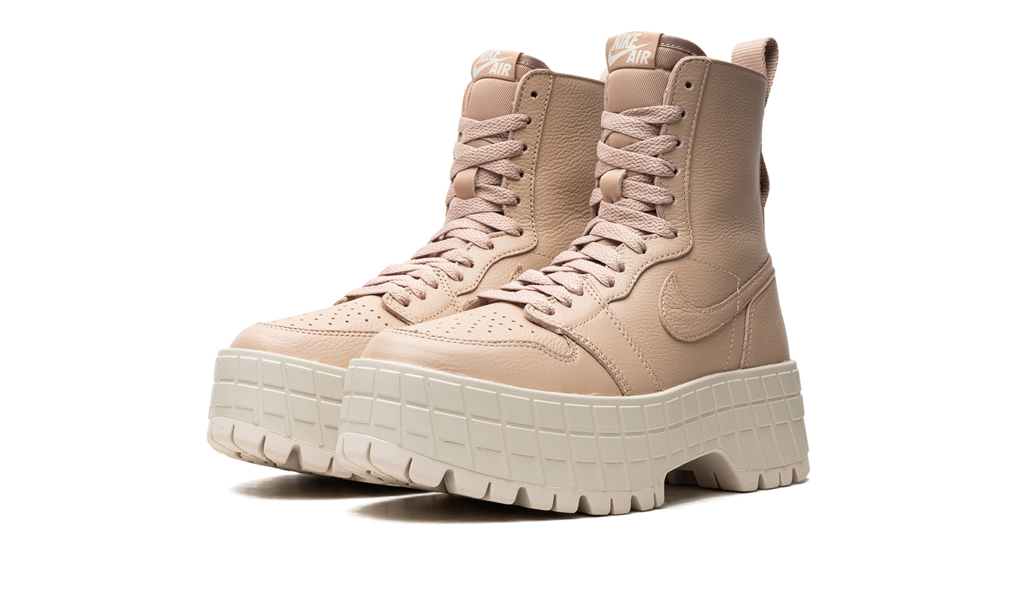 AIR JORDAN 1 BROOKLYN WMNS "Legend Md Brown/Lt Orewood Brn"