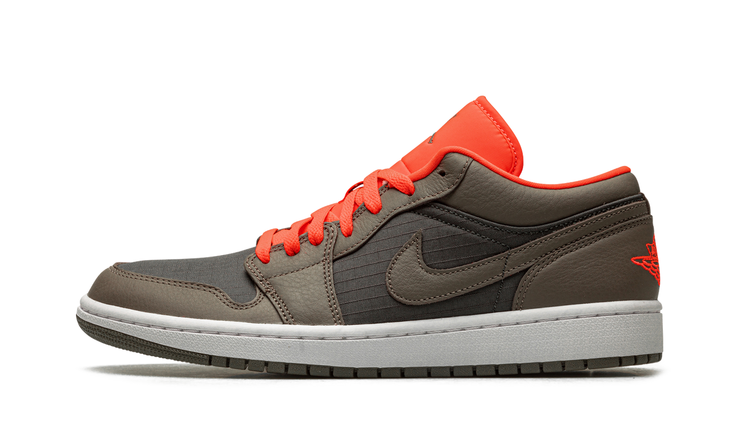 AIR JORDAN 1 LO SE WMNS "Black / Olive/ Bright Crimson"