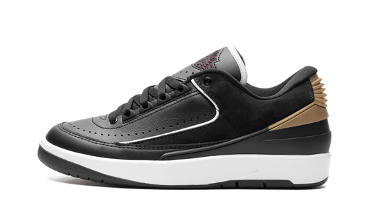 Jordan 2 Retro Low WMNS "Black Metallic Gold"