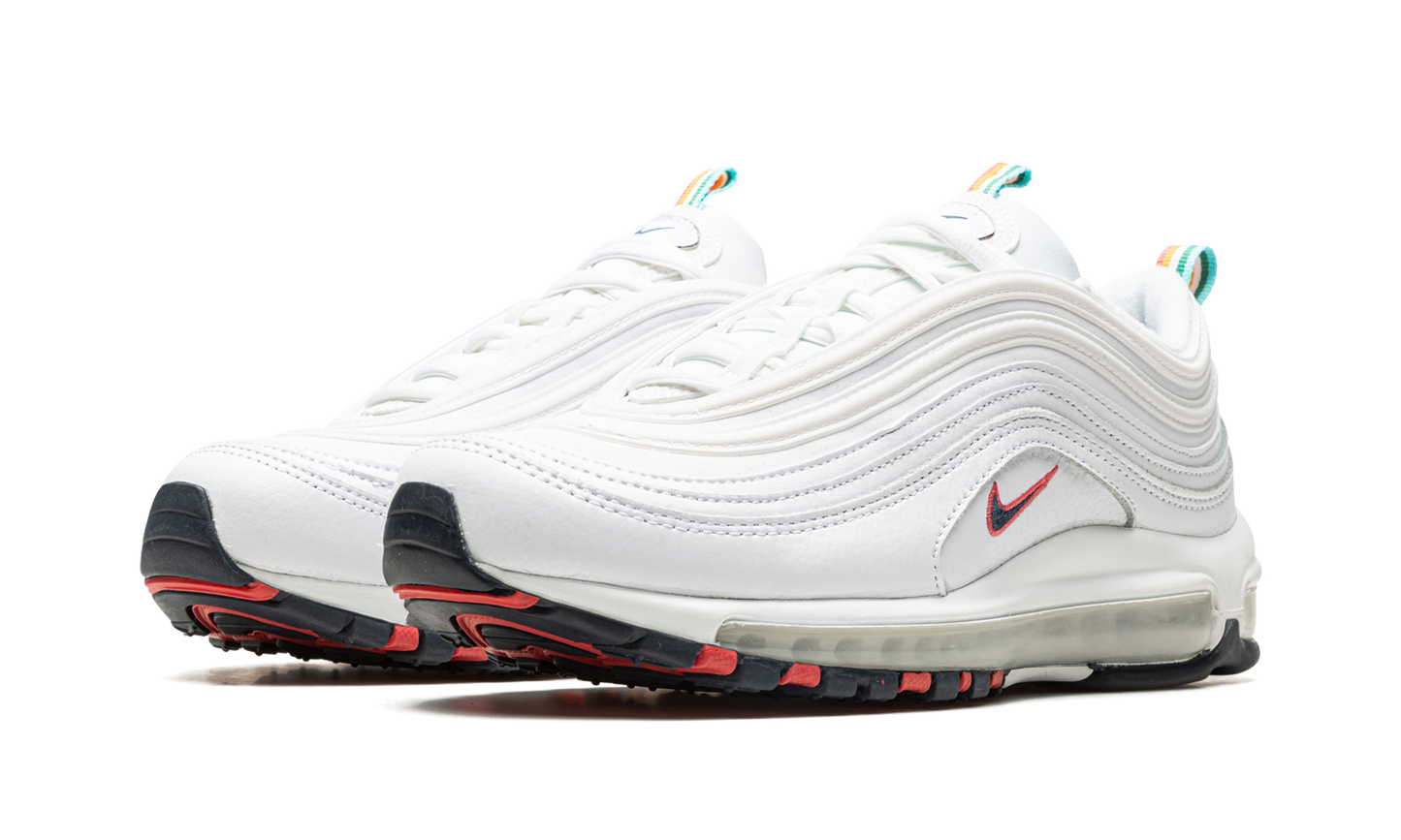 AIR MAX 97 MNS WMNS "White / Multicolor"