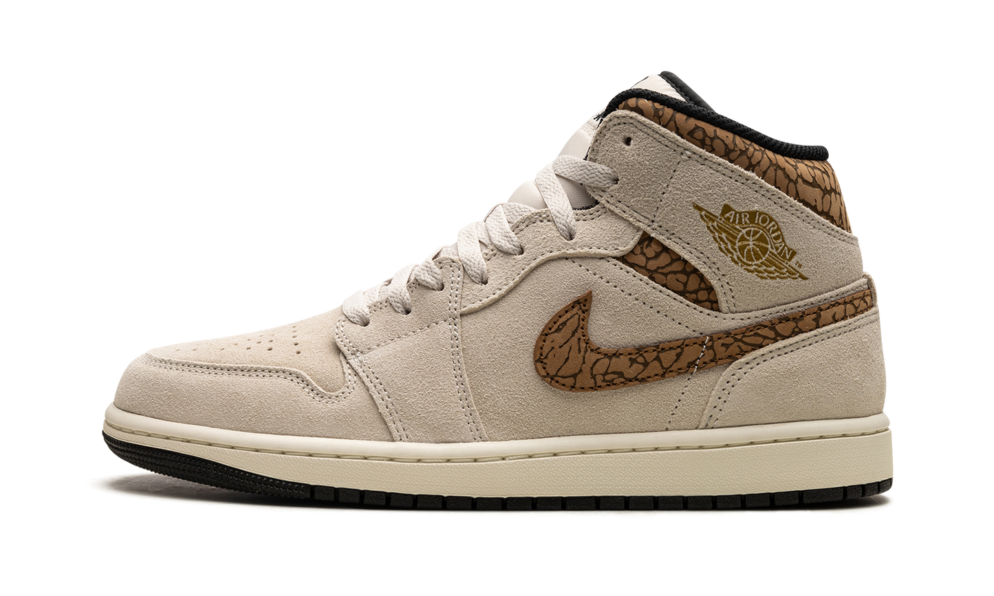 Air Jordan 1 Mid "Brown Elephant"
