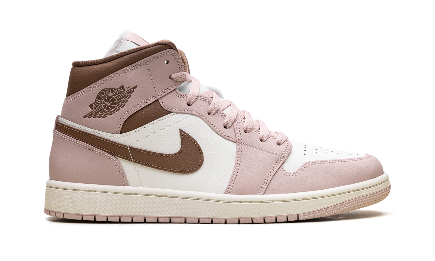 Jordan 1 Mid WMNS "Pink Oxford Brown"