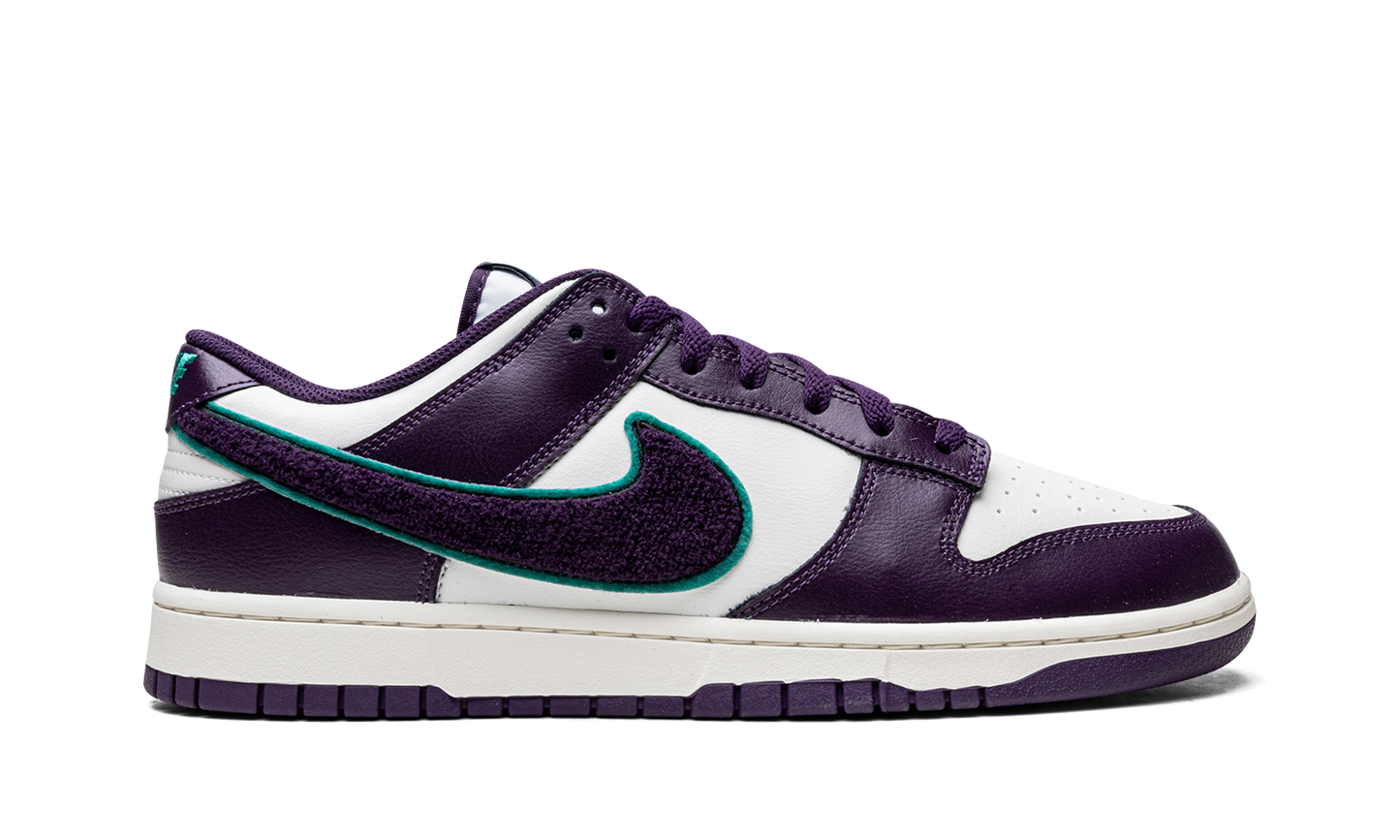 Dunk Low "Chenille Swoosh - Grand Purple"