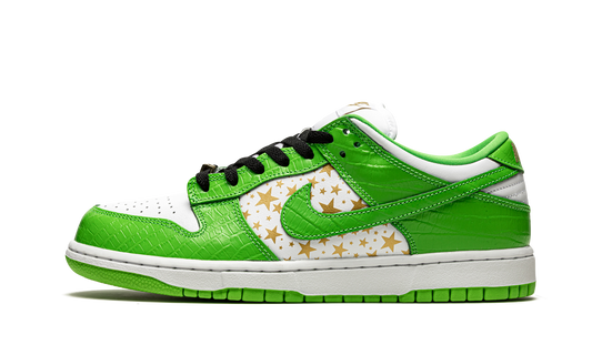 SB Dunk Low "Supreme - Stars - Mean Green"