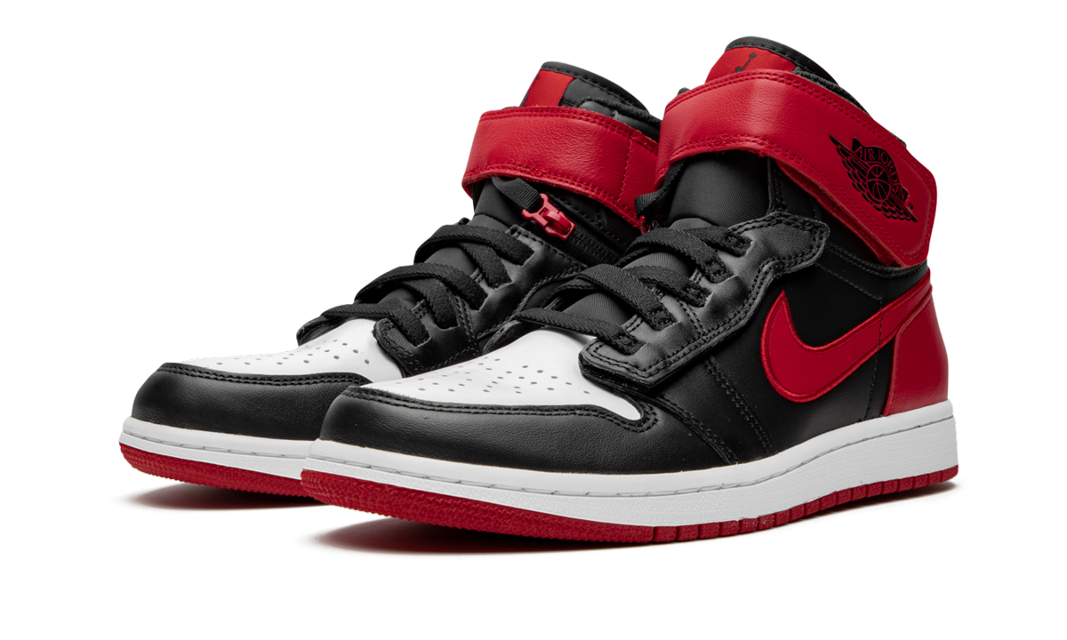 Air Jordan 1 HI Flyease "Bred White Toe"
