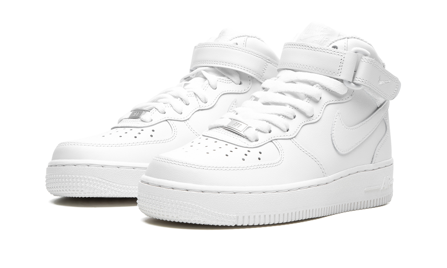 AIR FORCE 1 '07 MID MNS WMNS "Triple White"