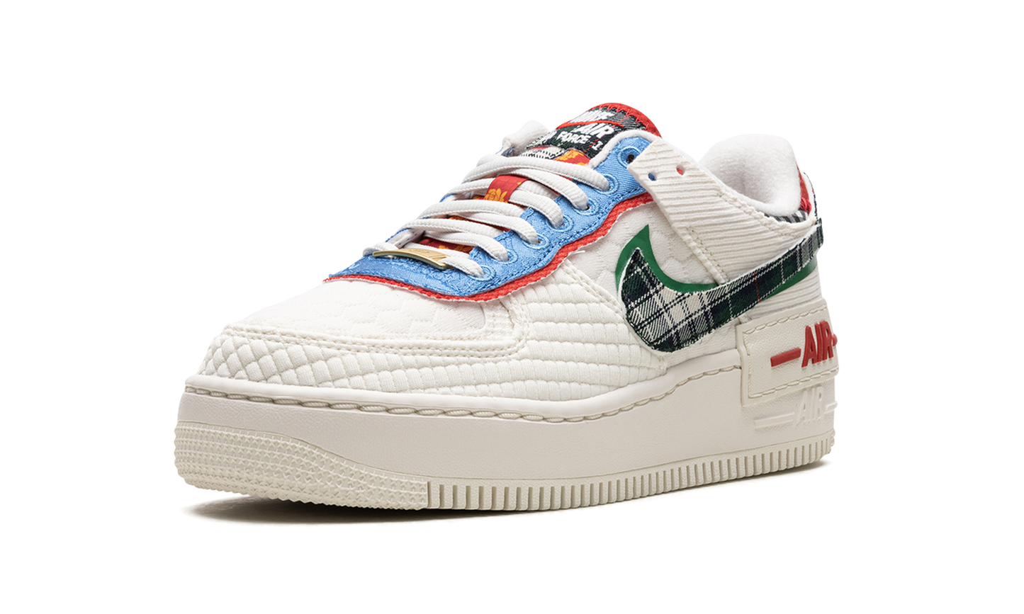 NIKE AIR FORCE 1 SHADO WMNS "Multi-Material"