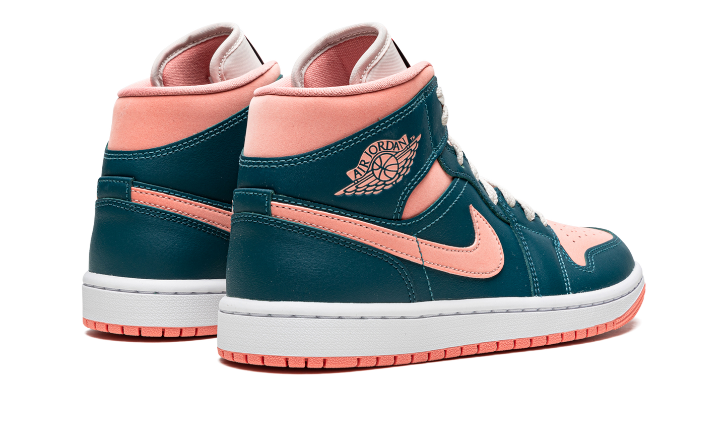 AIR JORDAN 1 MID WMNS "Dark Teal Green"