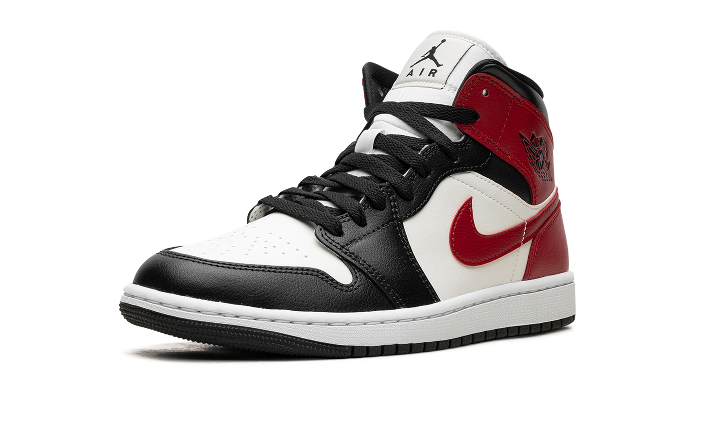 AIR JORDAN 1 MID WMNS "Black Toe"