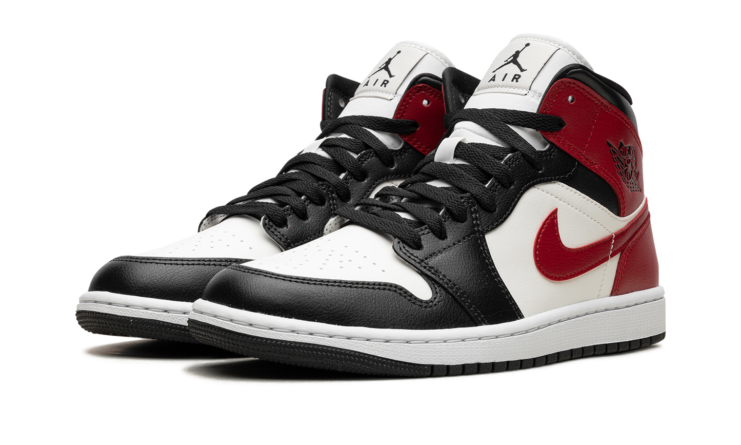 AIR JORDAN 1 MID WMNS "Black Toe"