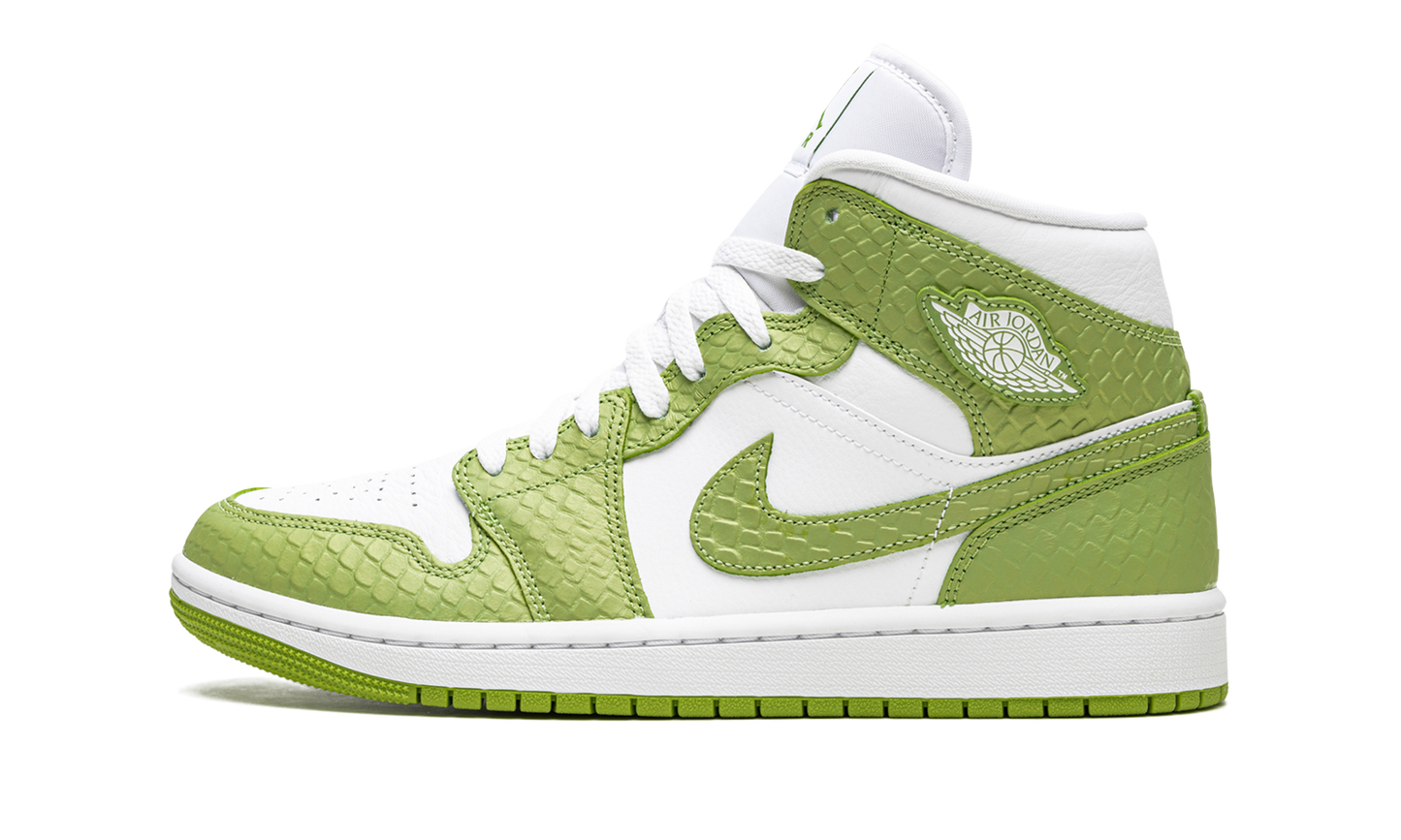 AIR JORDAN 1 MID SE WMNS "Green Python"