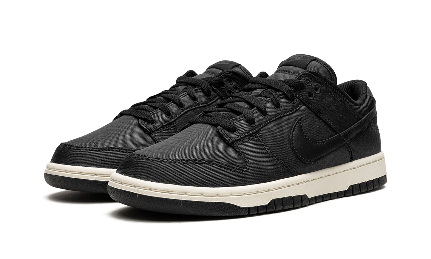 Dunk Low Retro PRM "Black Canvas"