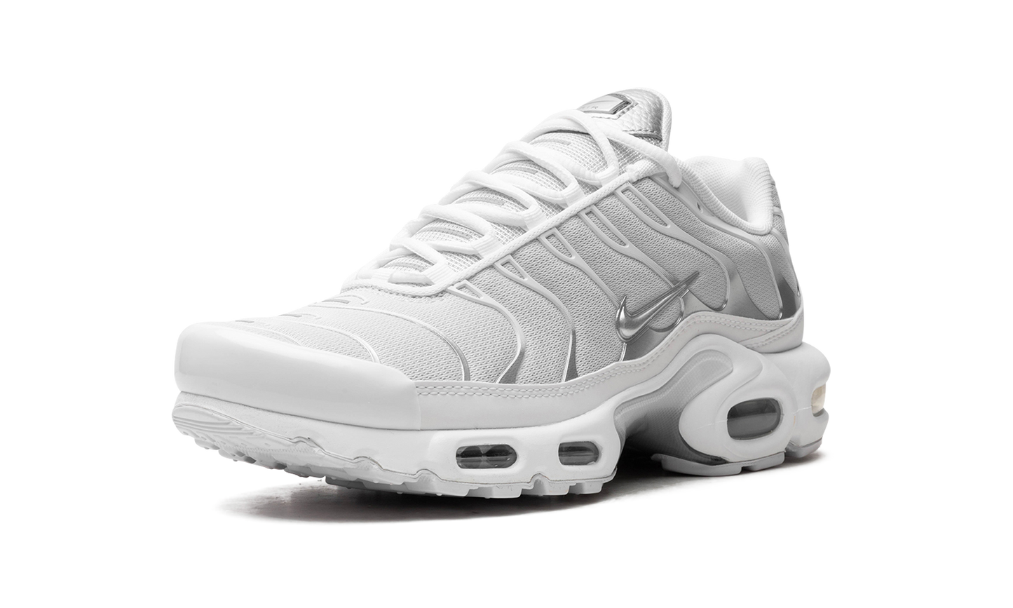AIR MAX PLUS WMNS "White / Metallic Silver"