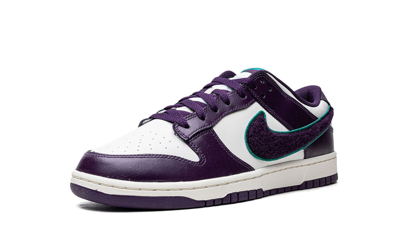 Dunk Low "Chenille Swoosh - Grand Purple"