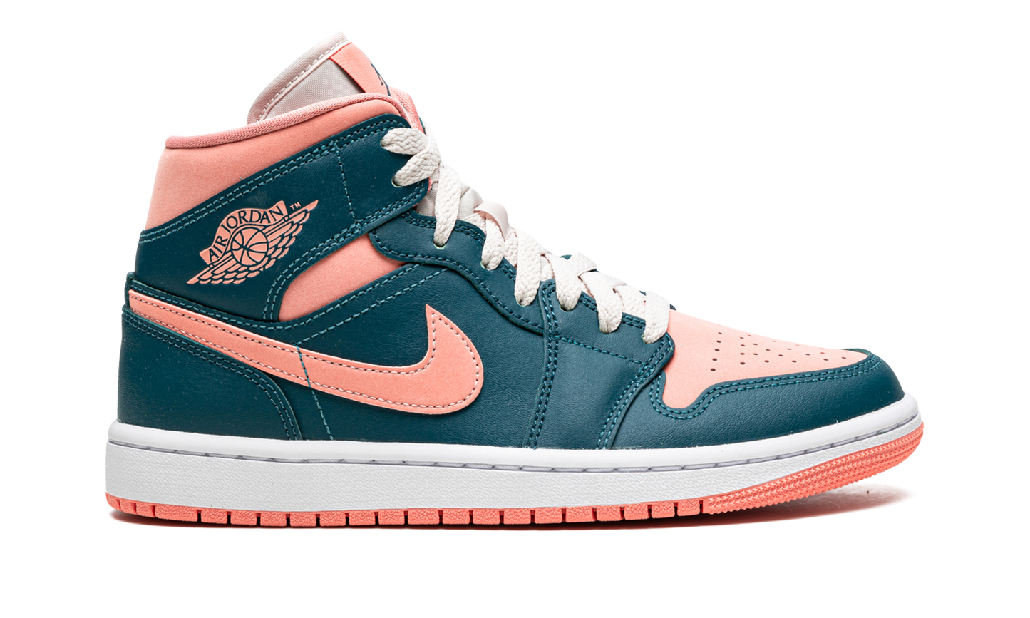 AIR JORDAN 1 MID WMNS "Dark Teal Green"