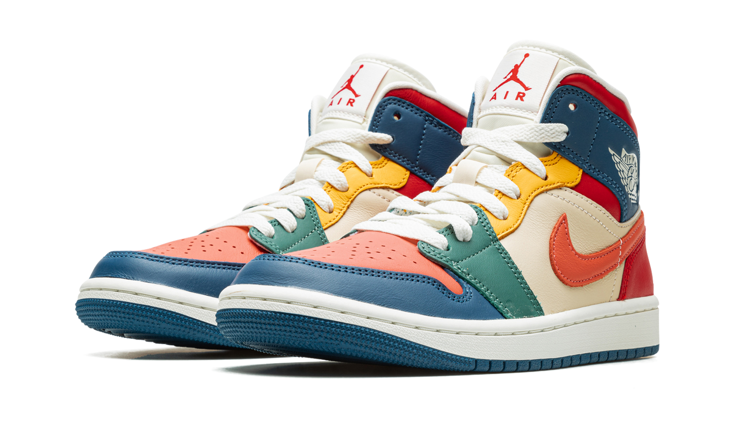 AIR JORDAN 1 MID SE WMNS "Multi-Color"