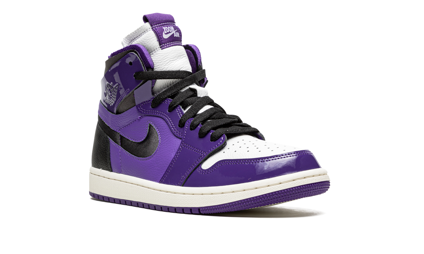 AIR JORDAN 1 HIGH ZOOM CMFT WMNS "Purple Patent"