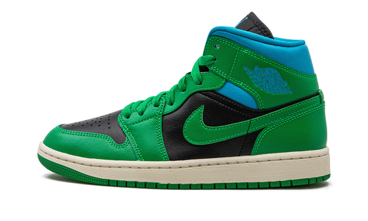 AIR JORDAN 1 MID WMNS "Lucky Green Aquatone"