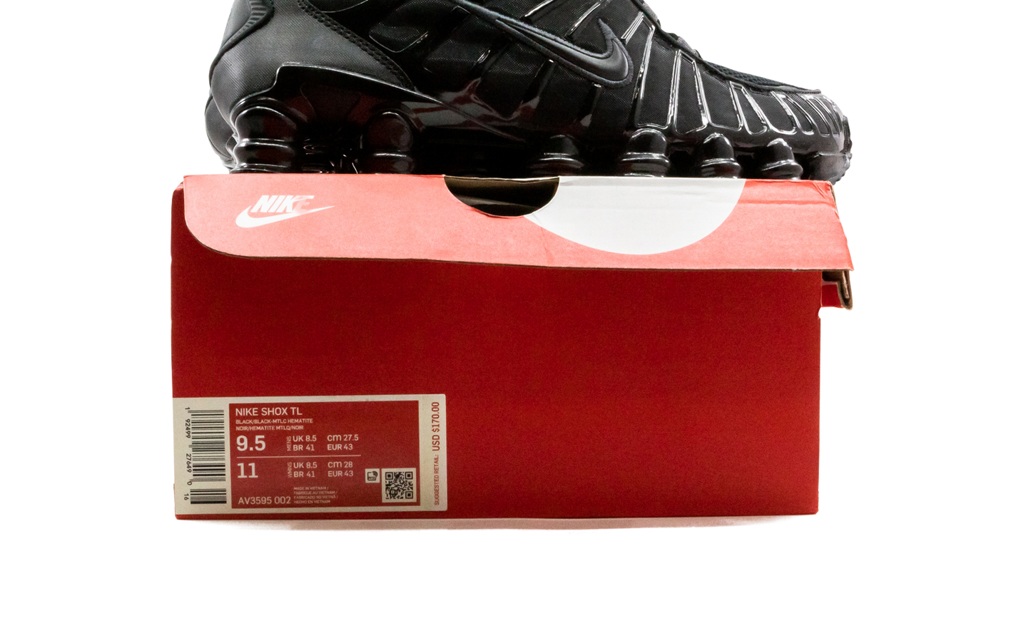 Shox TL "Black / Metallic Hematite"