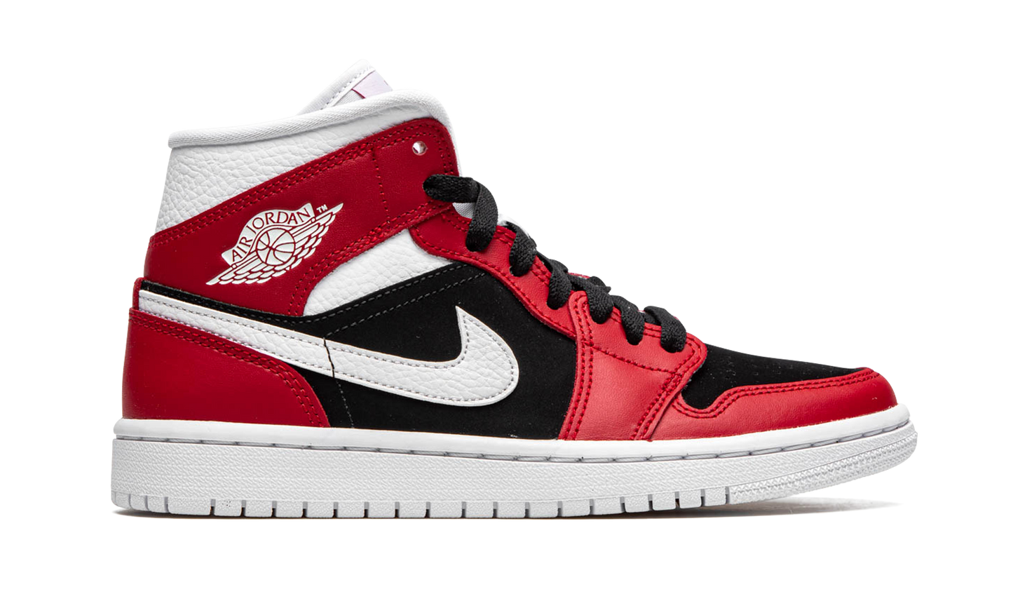AIR JORDAN 1 MID WMNS "Gym Red / Black"