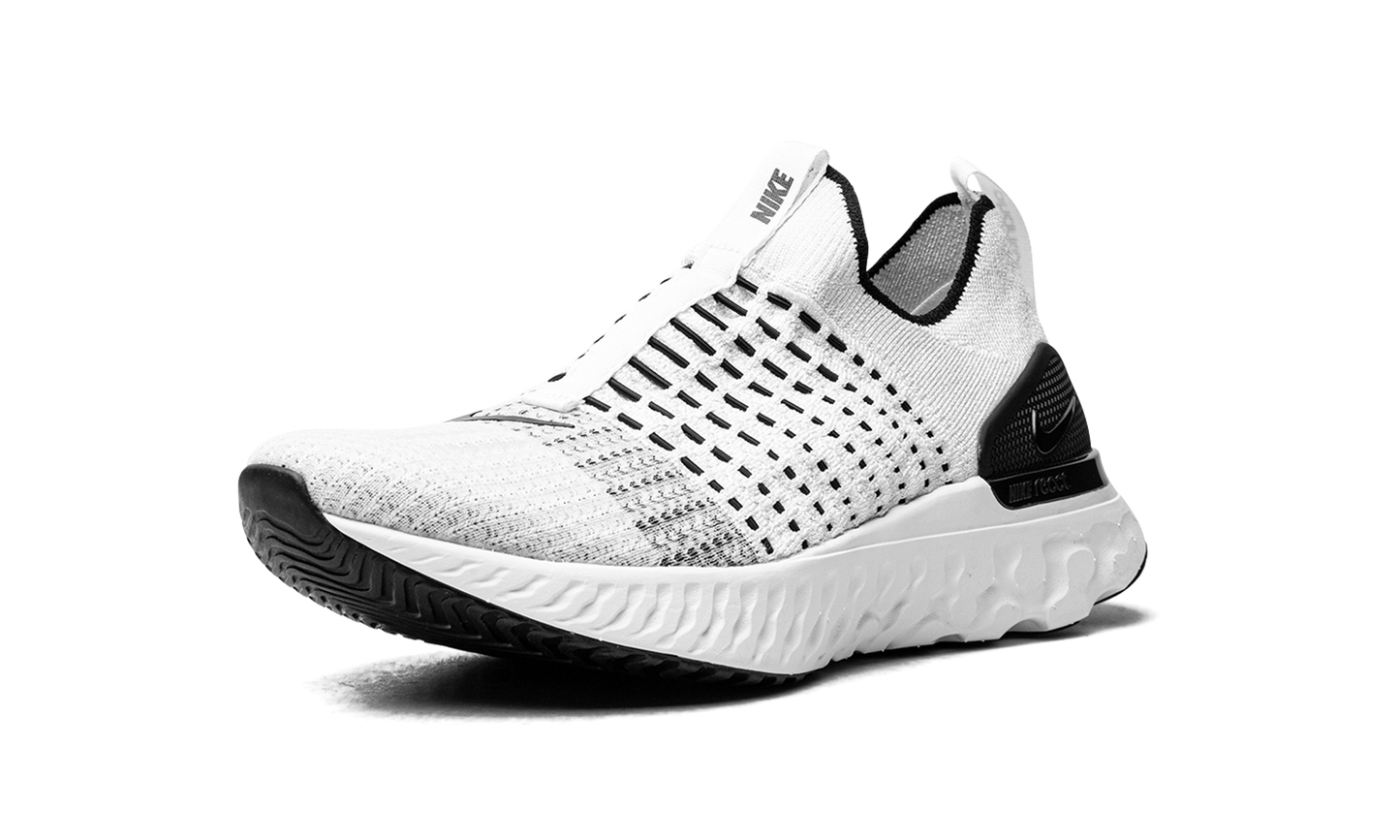 React Phantom Run Flyknit "White/White-Black-Pure Platinum"