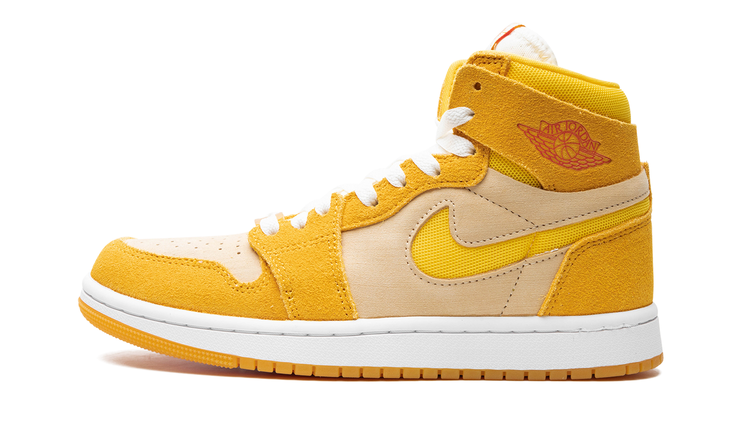 Air Jordan 1 Zoom Air CMFT 2 WMNS "Yellow Ochre/Tour Yellow-Pale Vanilla-Safety"
