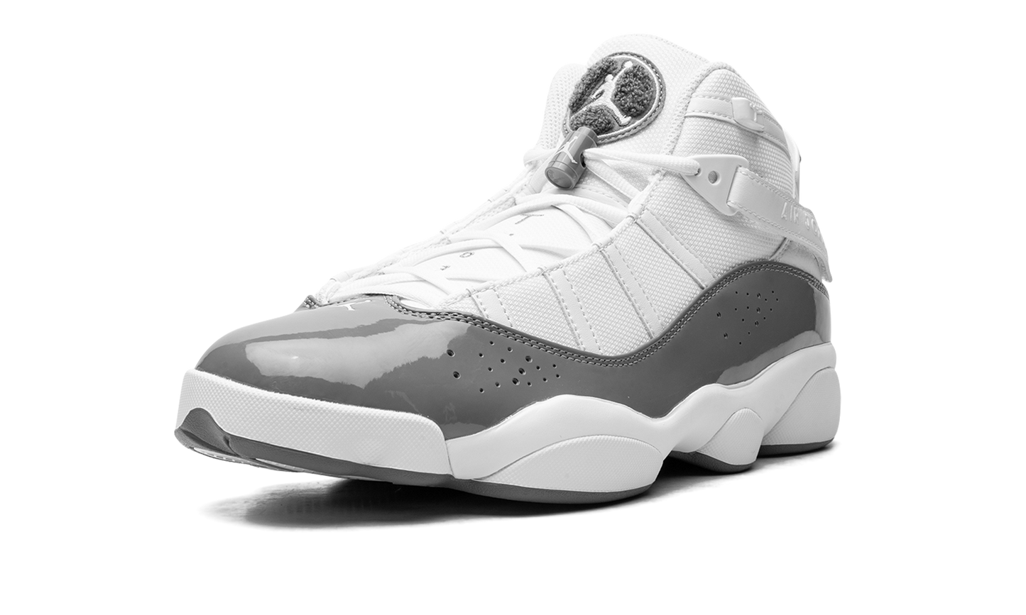 Jordan 6 rings "White / Cool Grey"