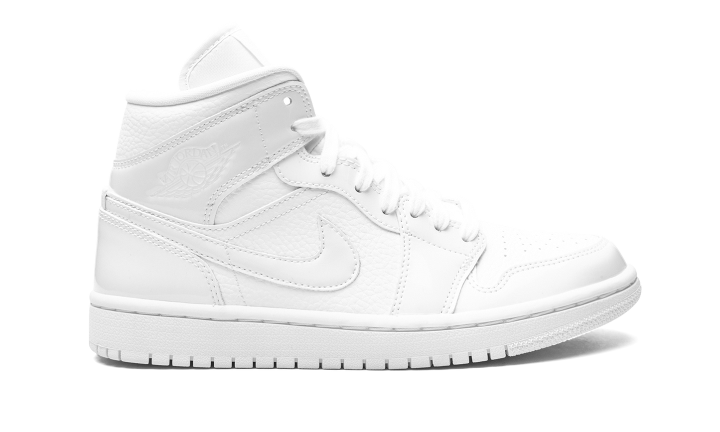 AIR JORDAN 1 MID WMNS "Triple White"