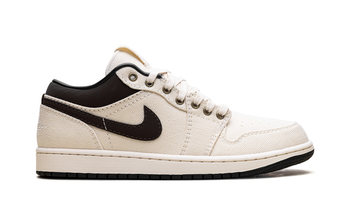 Air Jordan 1 Low Premium "Pale Ivory Baroque Brown"
