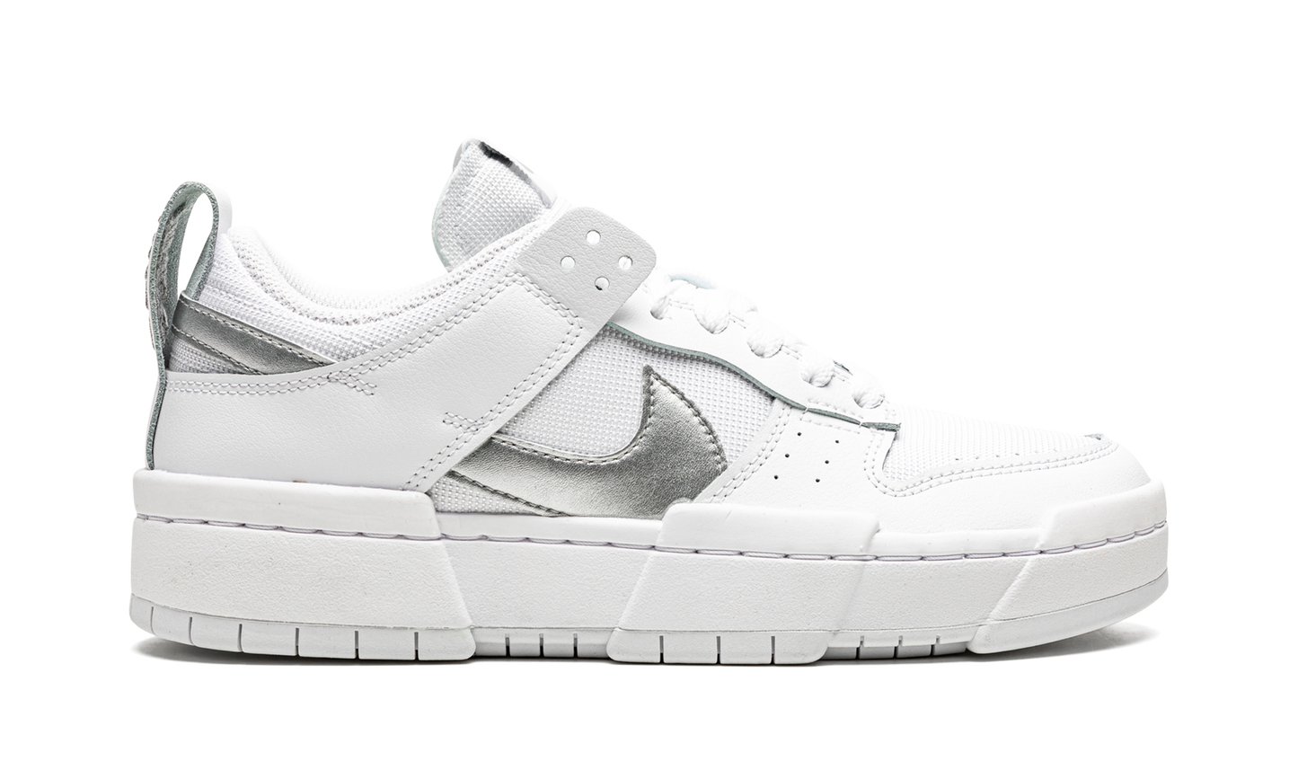 DUNK LO DISRUPT MNS WMNS "White Silver"