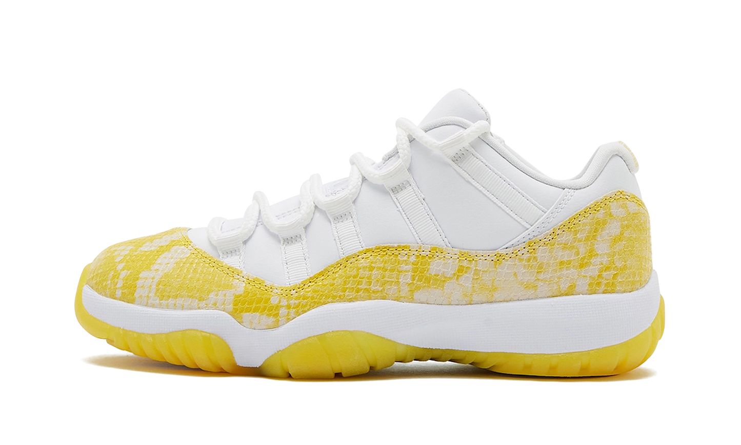 AIR JORDAN 11 LOW WMNS "Yellow Snakeskin"