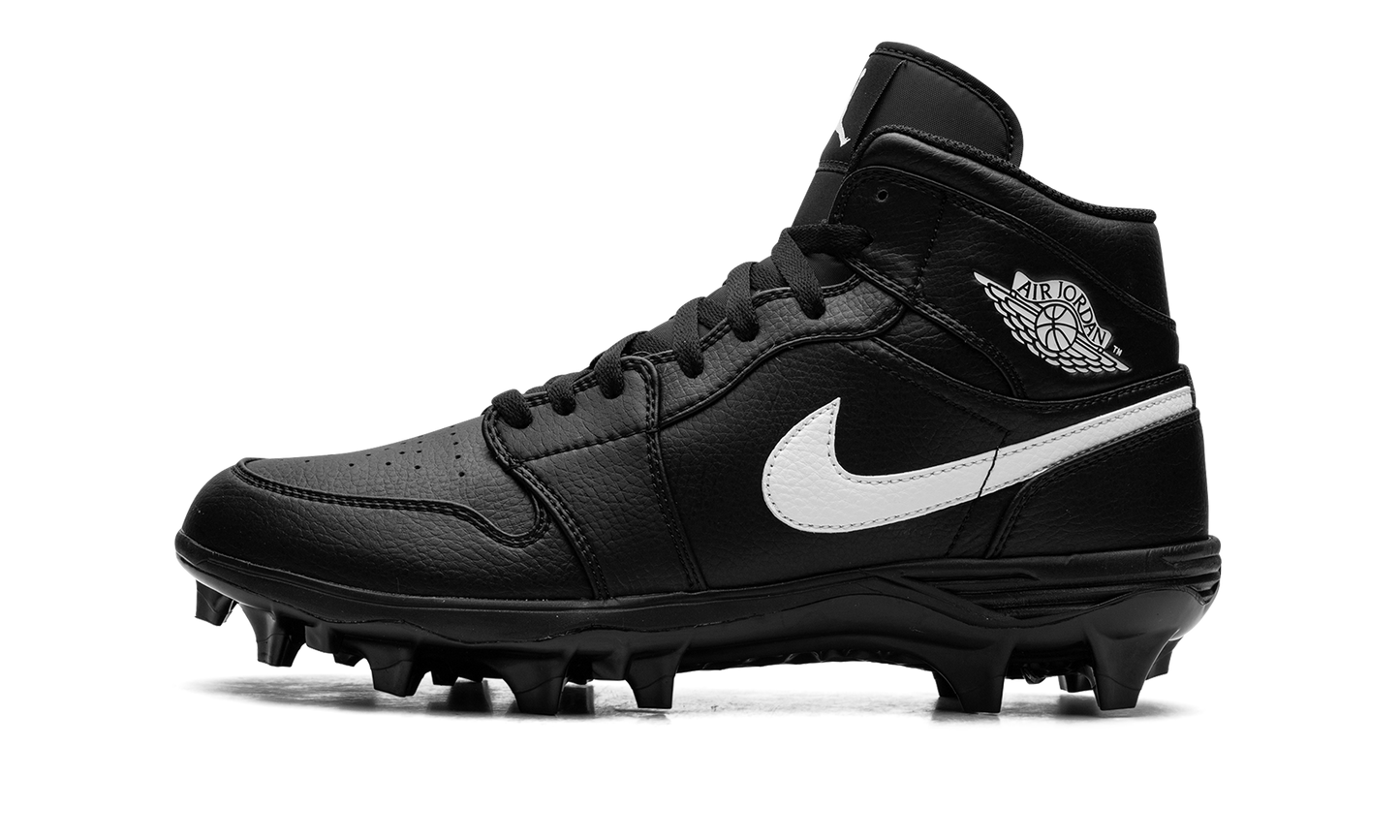 Jordan 1 Mid Cleat "Black / White"
