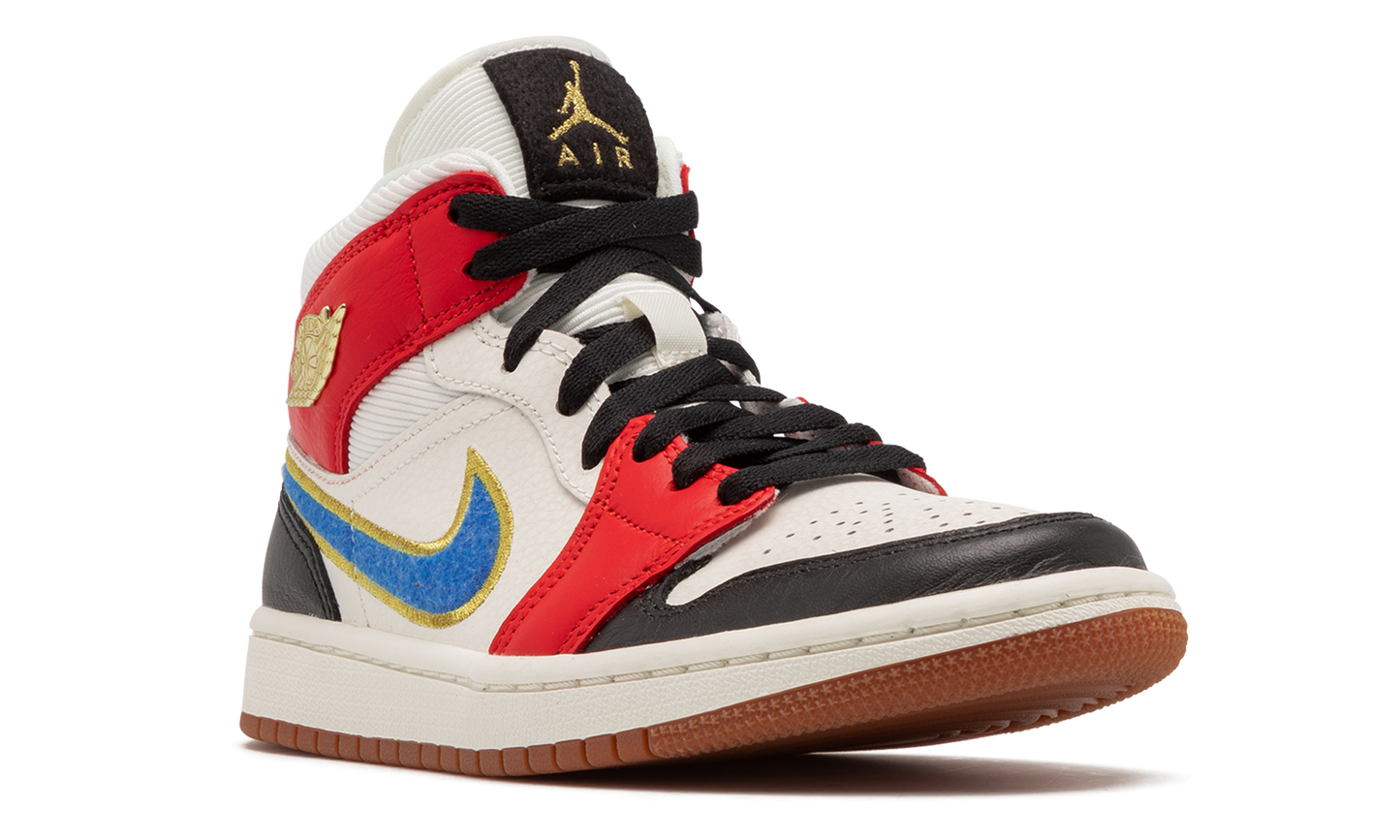 AIR JORDAN 1 MID SE WMNS "Let(Her)Man"