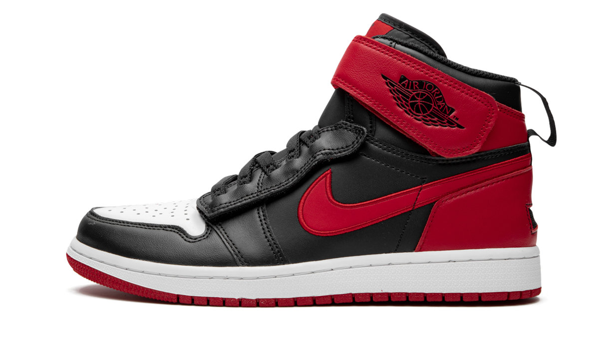Air Jordan 1 HI Flyease "Bred White Toe"