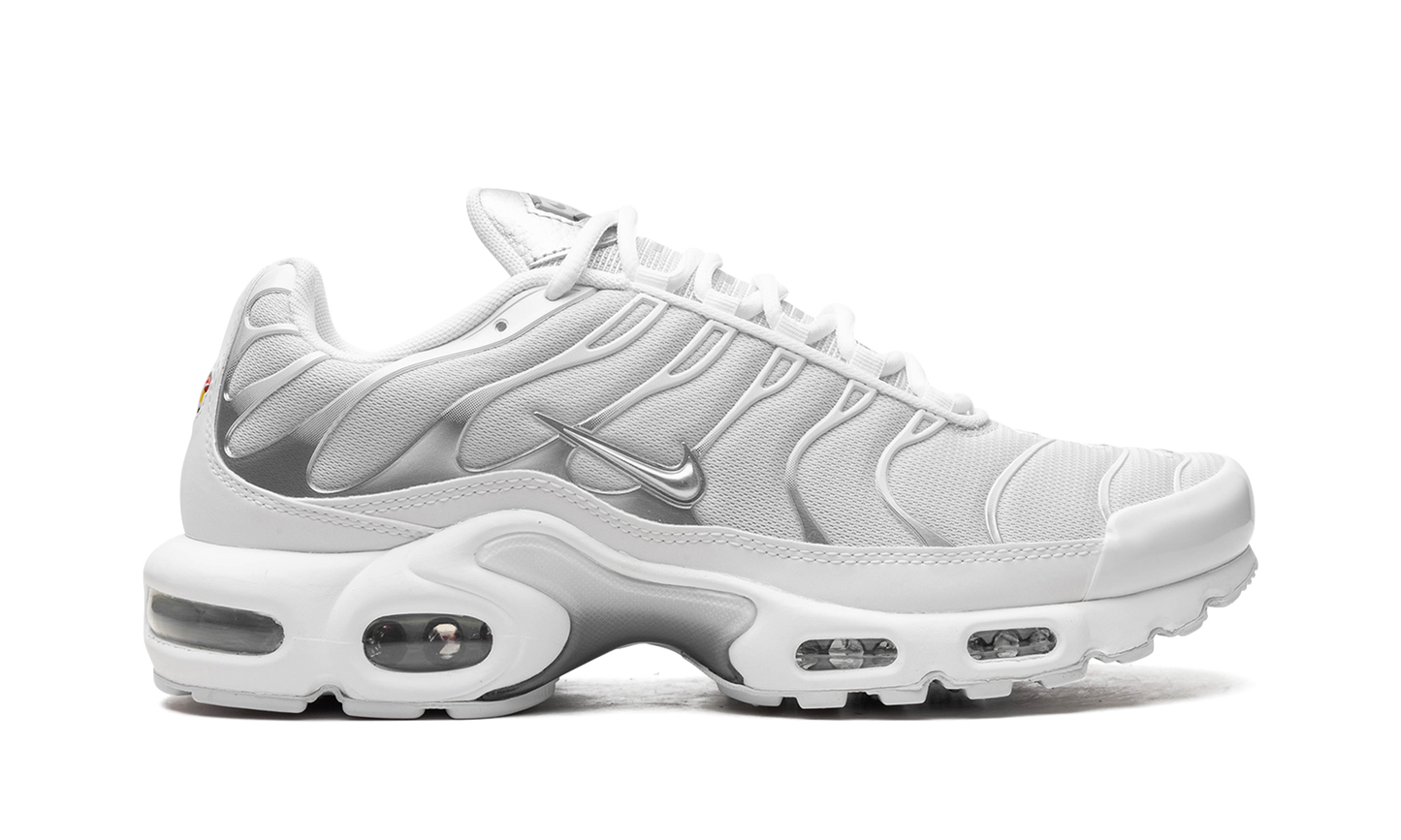 AIR MAX PLUS WMNS "White / Metallic Silver"