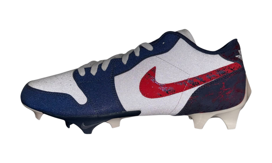 Air Jordan 1 Vapor Edge Low PE Cleats "Howard University"