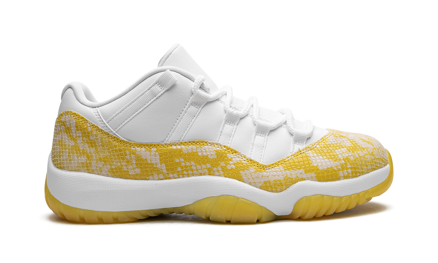 AIR JORDAN 11 LOW WMNS "Yellow Snakeskin"