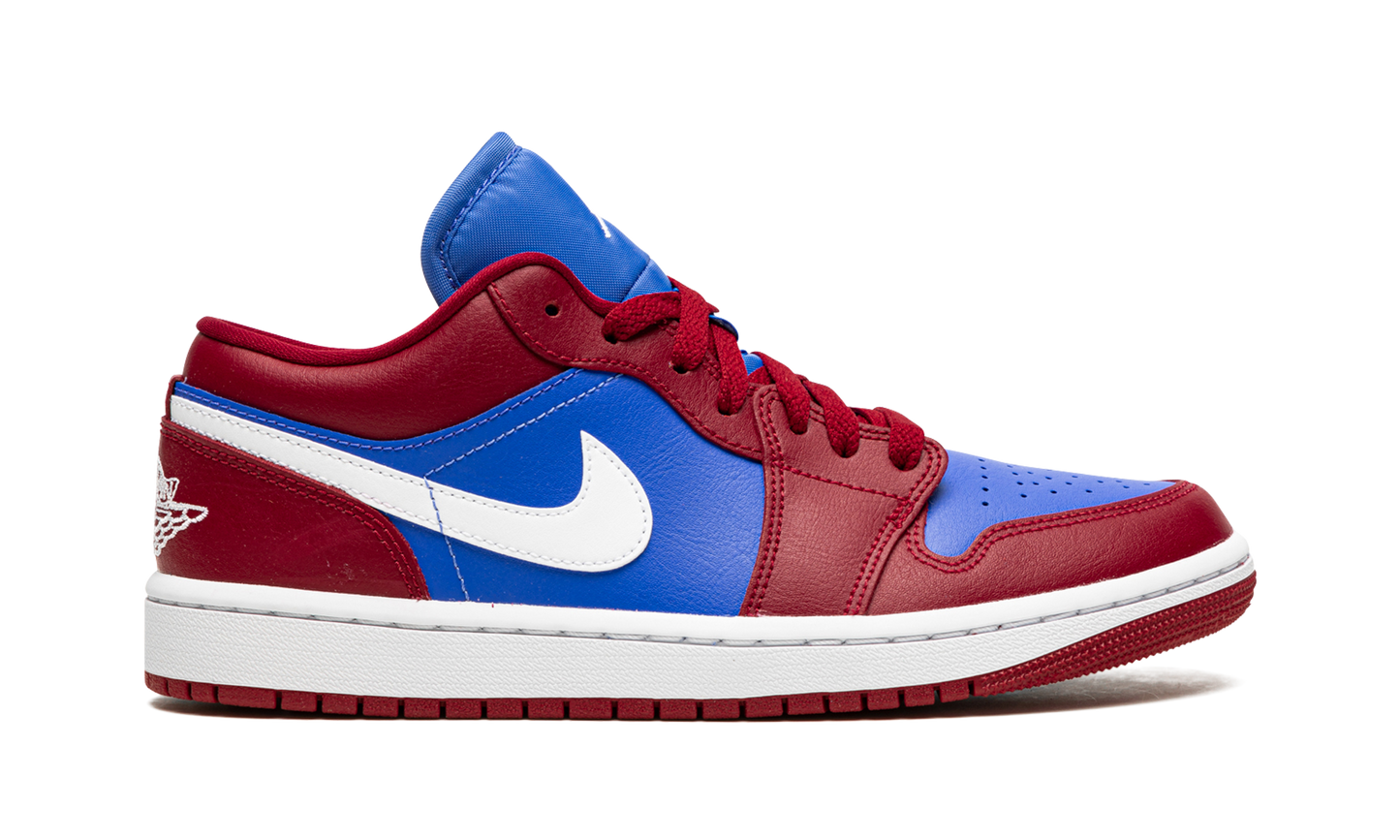 AIR JORDAN 1 LO WMNS "Pomegranate / Medium Blue"
