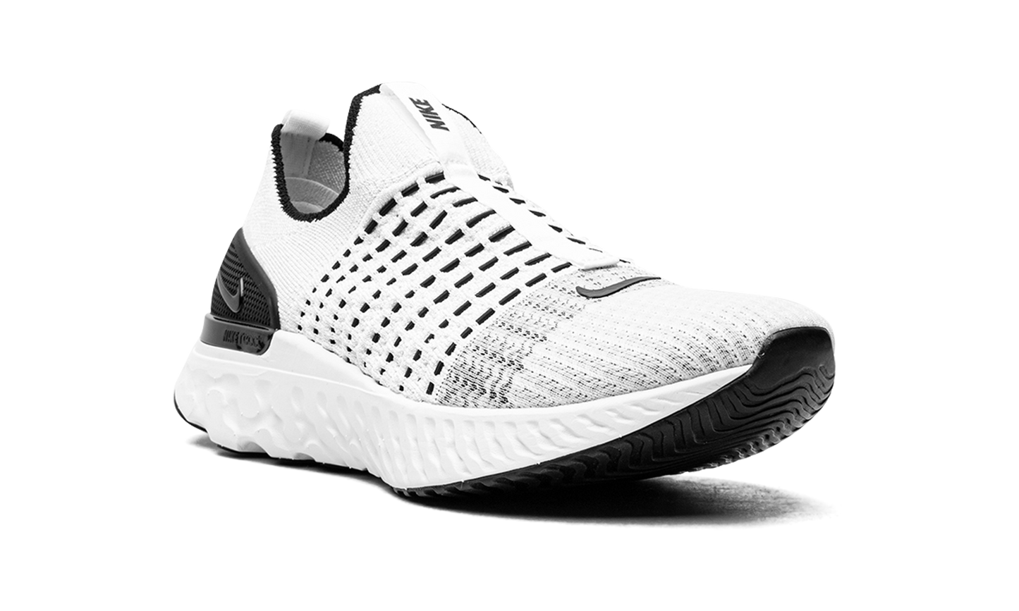 React Phantom Run Flyknit "White/White-Black-Pure Platinum"