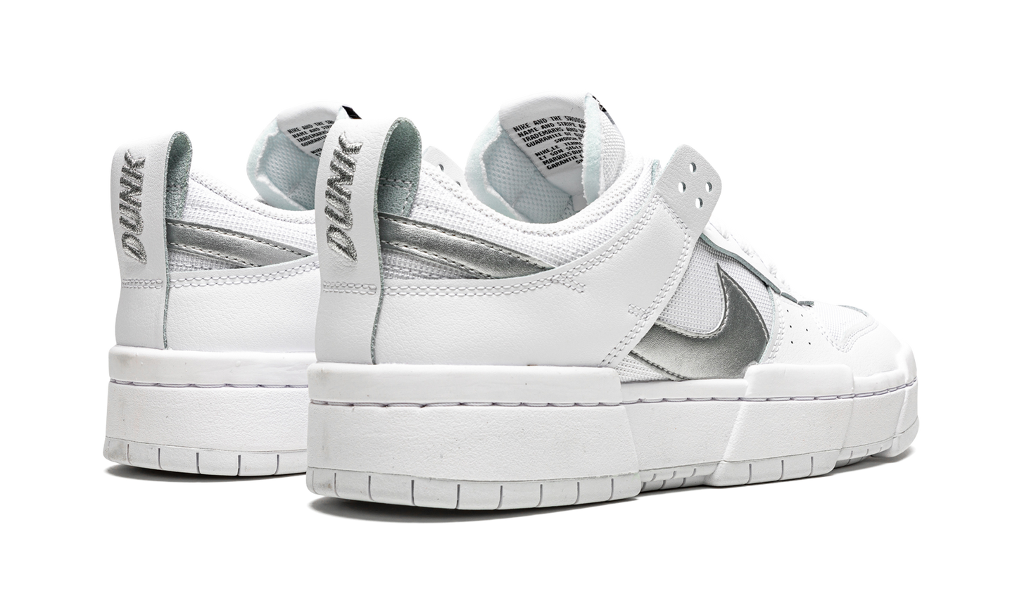 DUNK LO DISRUPT MNS WMNS "White Silver"