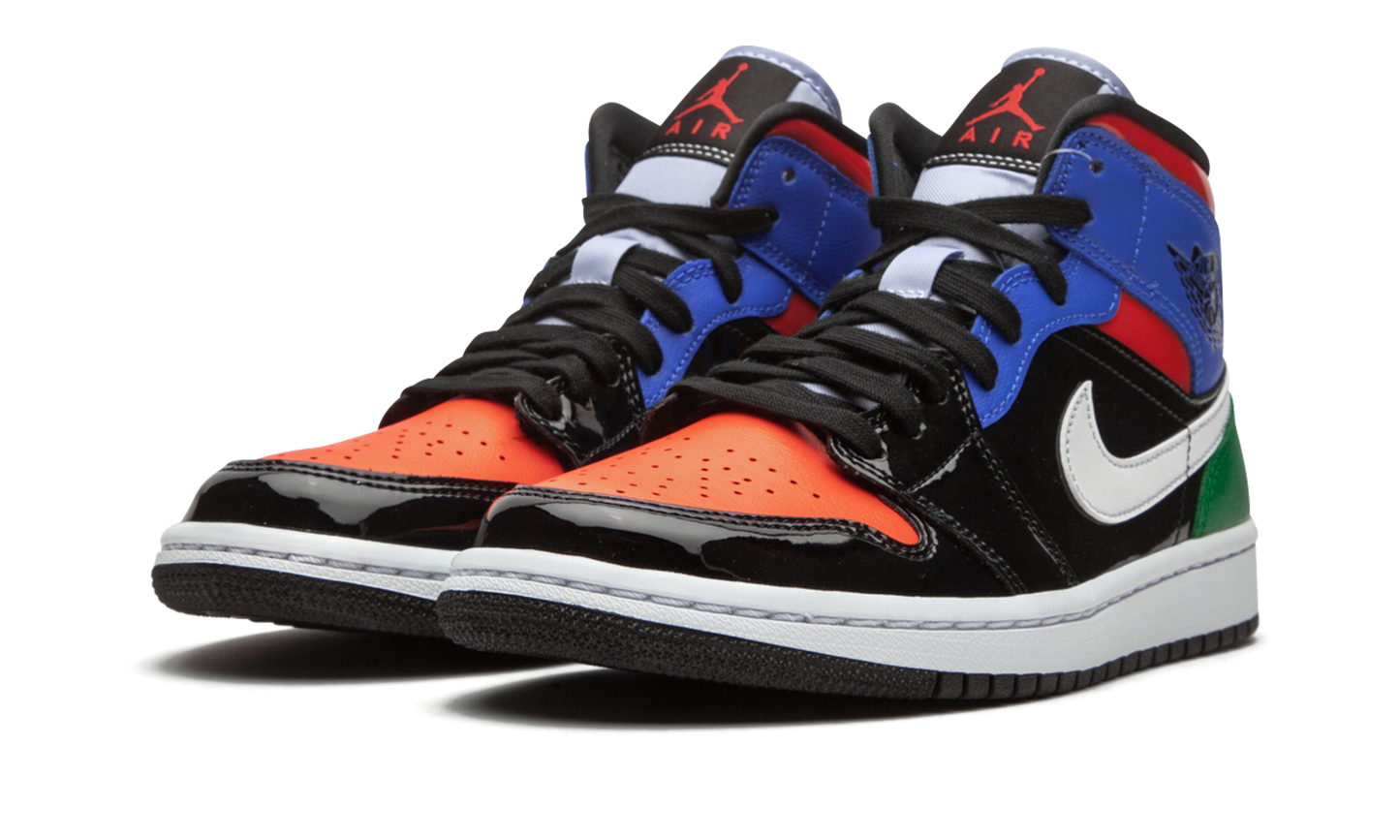 AIR JORDAN 1 MID SE WMNS "Multicolor Patent"