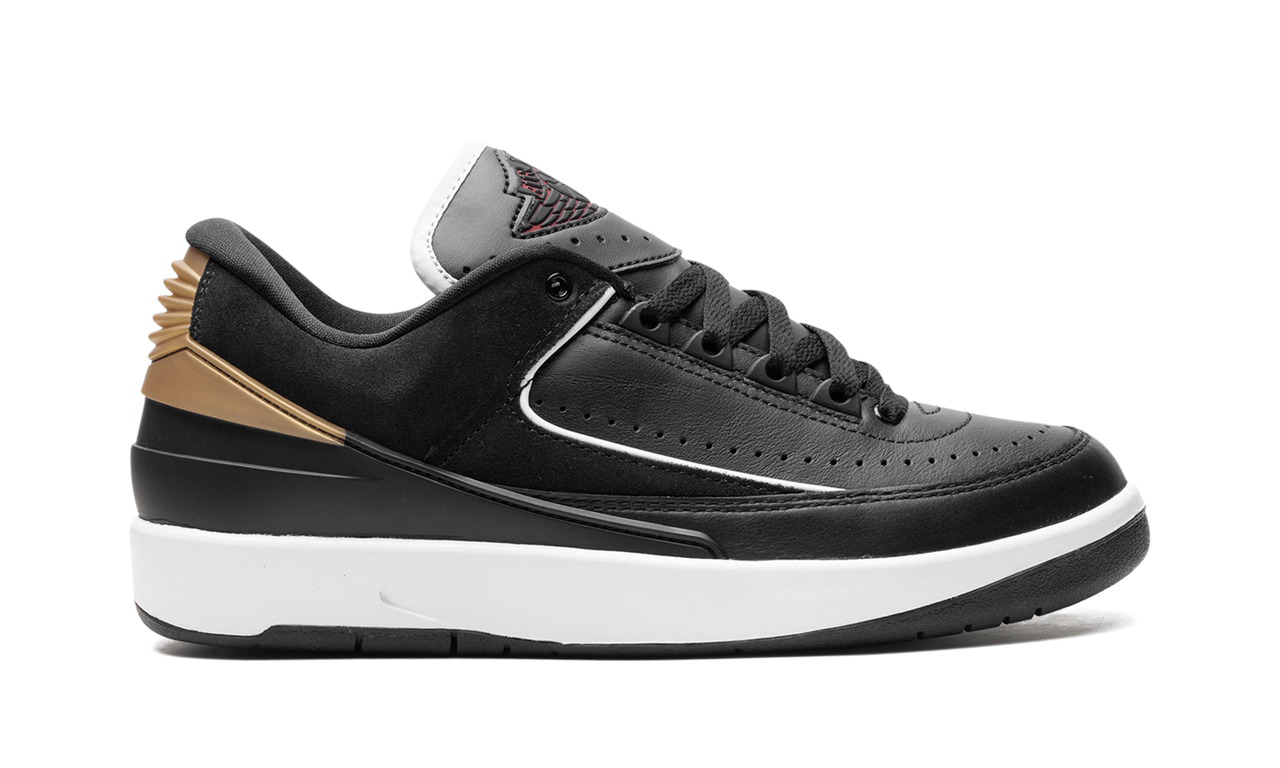 Jordan 2 Retro Low WMNS "Black Metallic Gold"