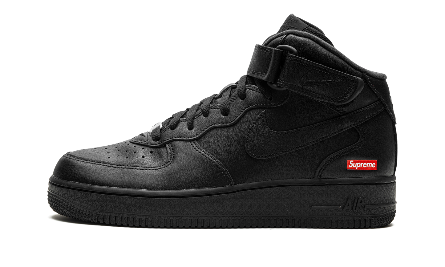 Air Force 1 Mid "Supreme - Mini Box Logo Black"