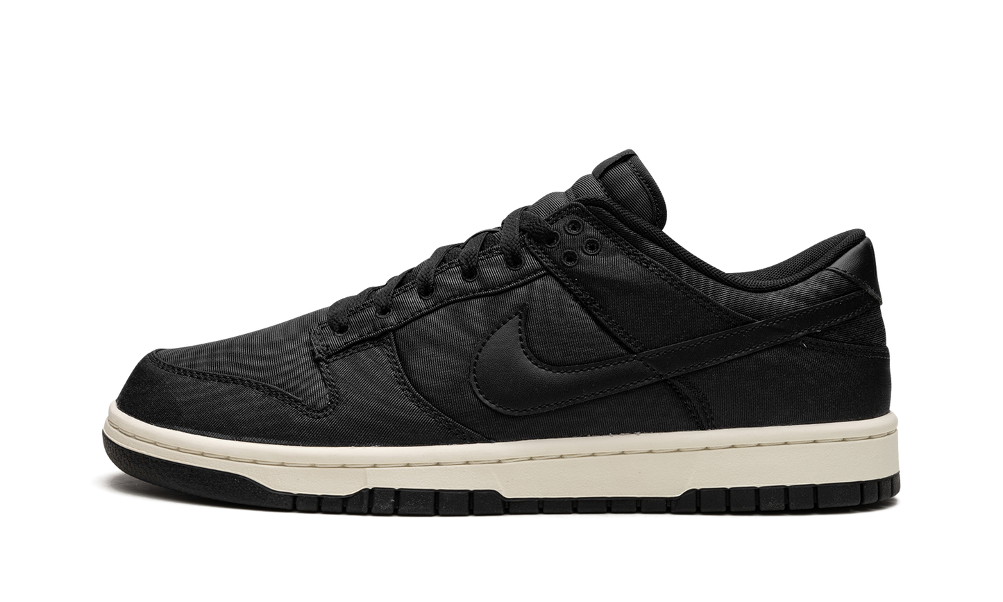 Dunk Low Retro PRM "Black Canvas"