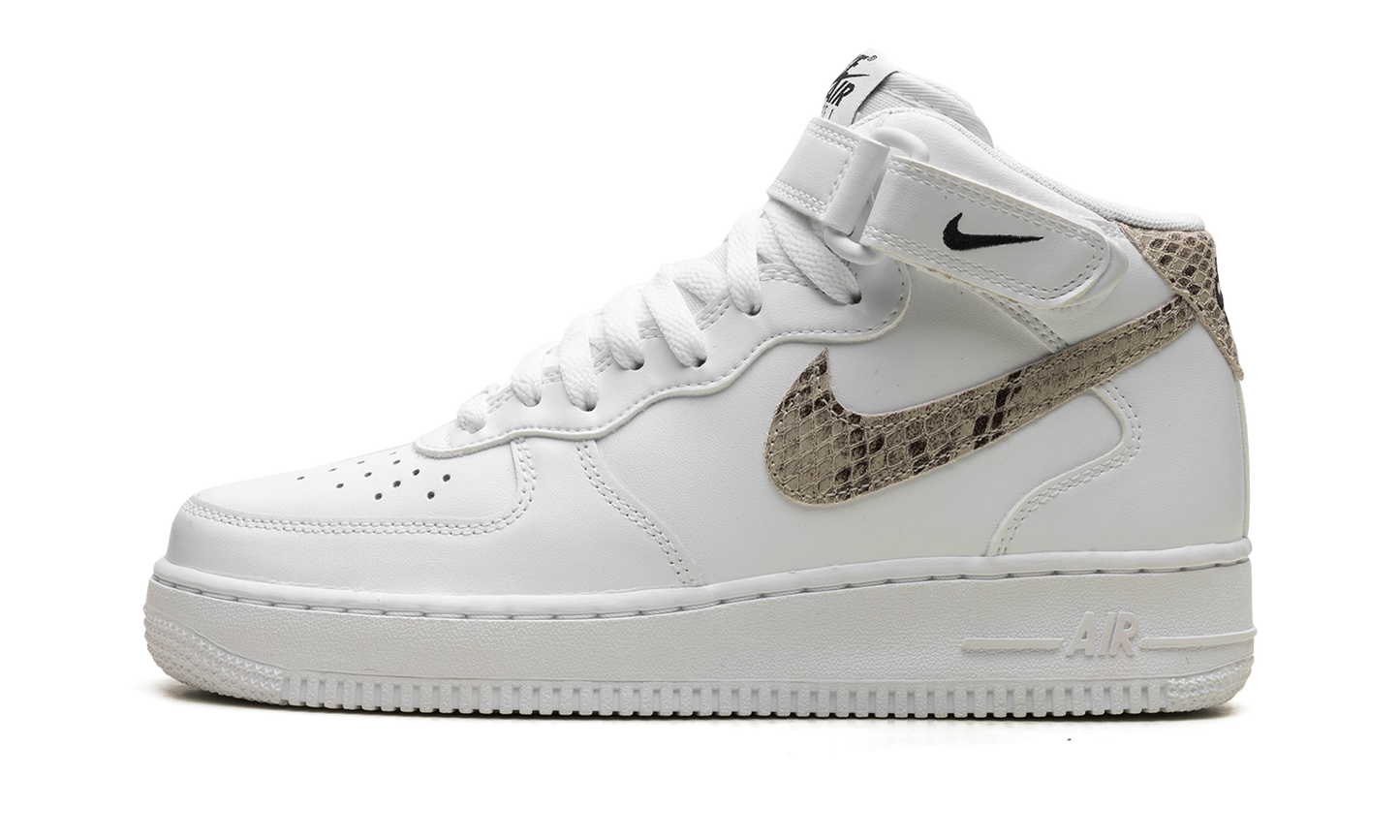 AIR FORCE 1 '07 MID WMNS "White Snake Swoosh"