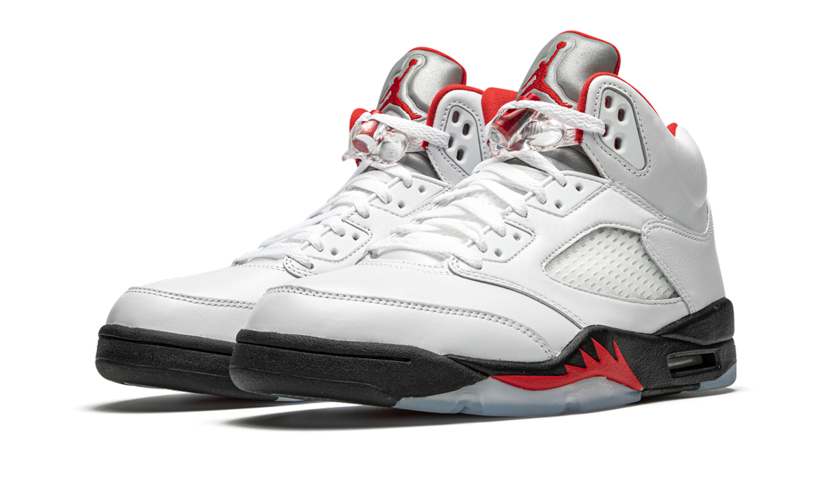 Air Jordan 5 Retro "Fire Red Silver Tongue 2020"