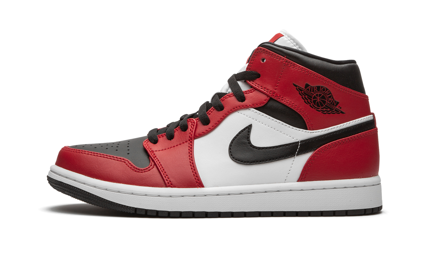Air Jordan 1 Mid "Chicago Black Toe"